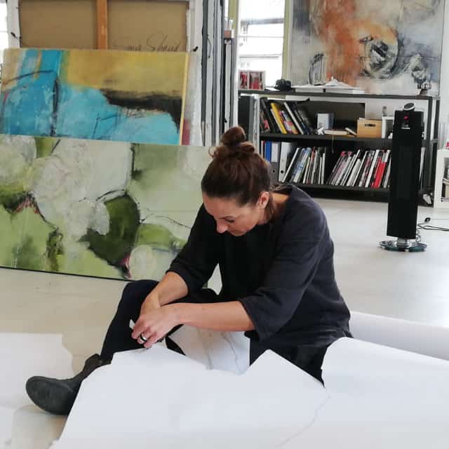 Chantal Hediger im Atelier 3